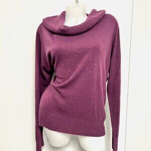 Stephanie Rogers Plum Cowl Neck Sweater Plus Size 2X